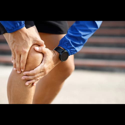 Illustratie bij Runner’s knie (het tractus iliotibialis-frictiesyndroom)